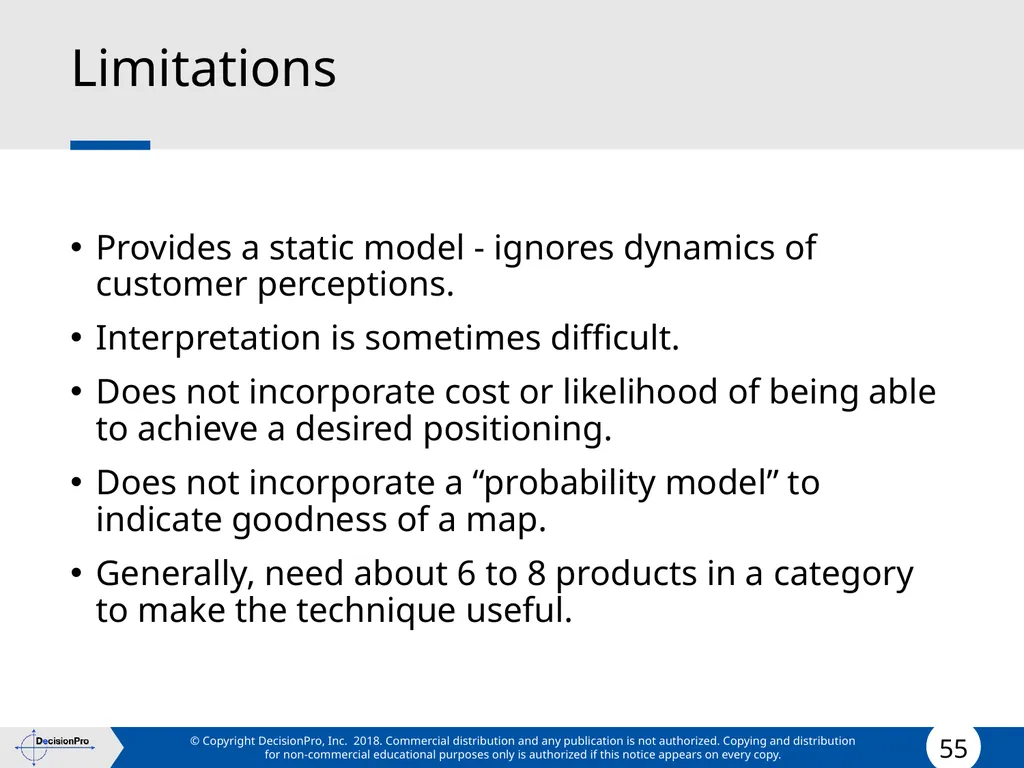 Positioning Positioning concept Perceptual mapping - slide 55 of 71