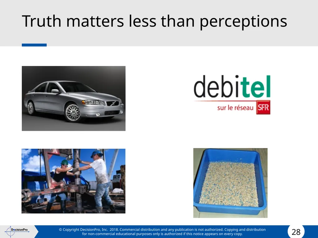 Positioning Positioning concept Perceptual mapping - slide 28 of 71