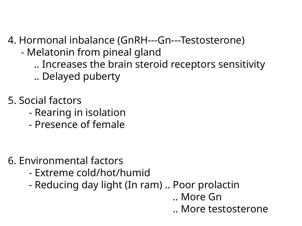 Puberty & sexual maturity in male animals - Dr. - slide 10 of 11