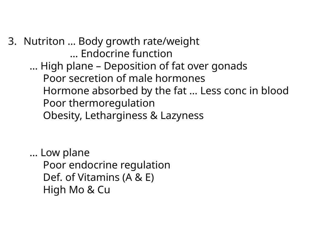 Puberty & sexual maturity in male animals - Dr. - slide 9 of 11