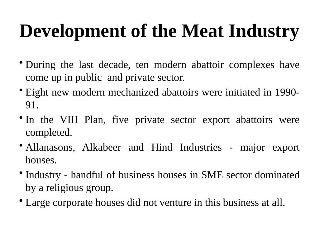Prospects of Meat Industry in India Dr. R. K. - slide 7 of 21