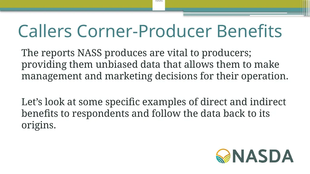 NASDA Survey Training August 2026 August Quick - slide 17 of 30