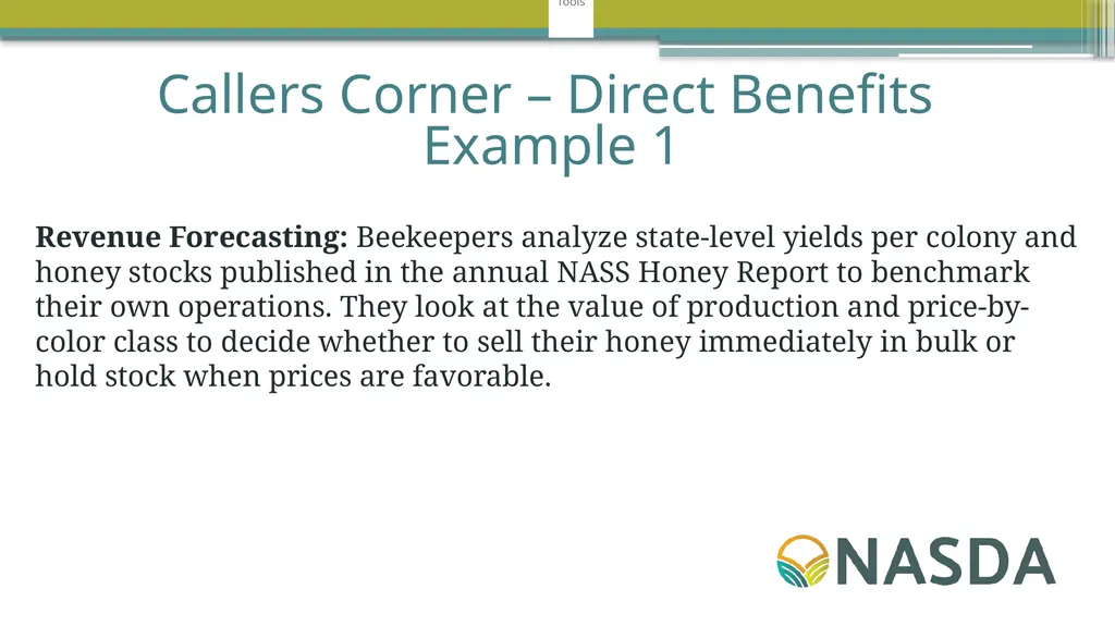 NASDA Survey Training August 2026 August Quick - slide 18 of 30
