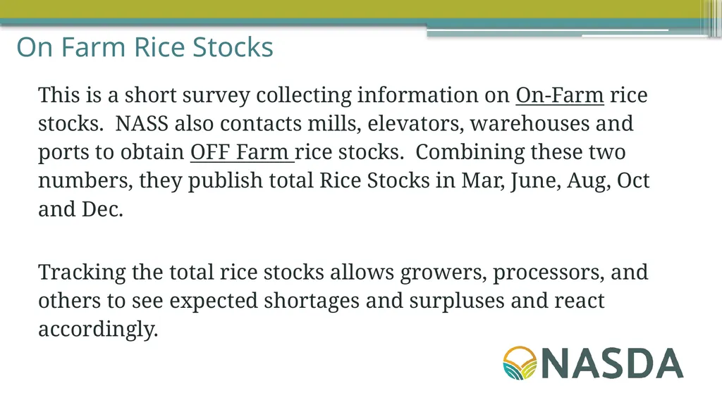 NASDA Survey Training August 2026 August Quick - slide 8 of 30