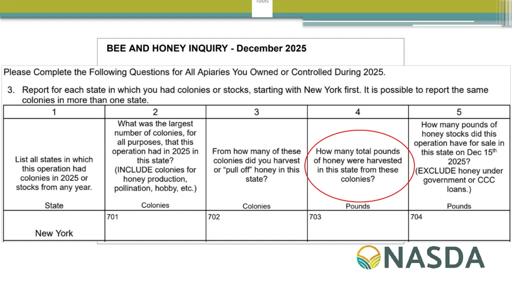NASDA Survey Training August 2026 August Quick - slide 20 of 30