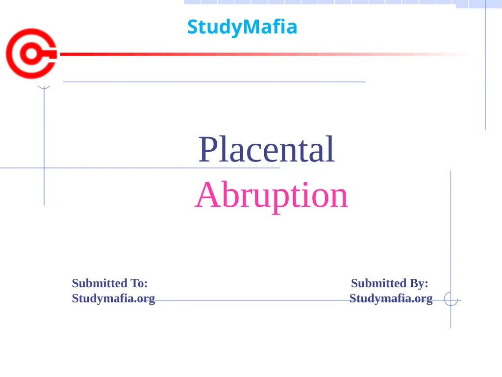 StudyMafia.Org Submitted To: Submitted By: - slide 1 of 19