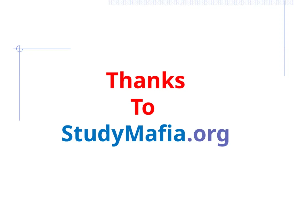 StudyMafia.Org Submitted To: Submitted By: - slide 19 of 19