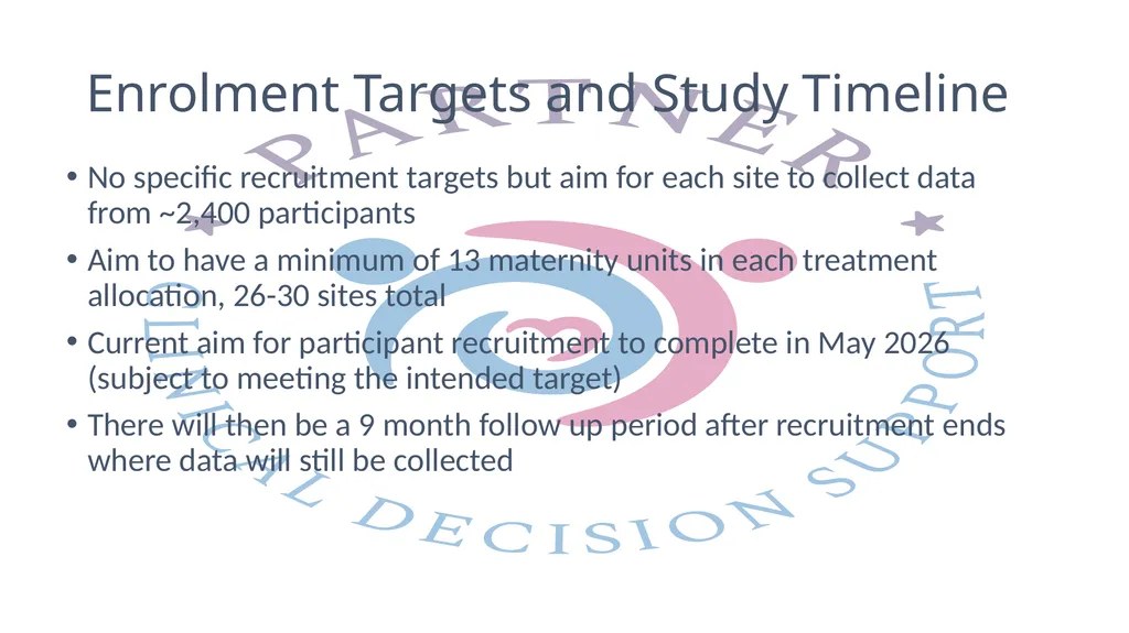 PregnAncy Risk assessmenT aNd dEcision suppoRt - slide 35 of 48