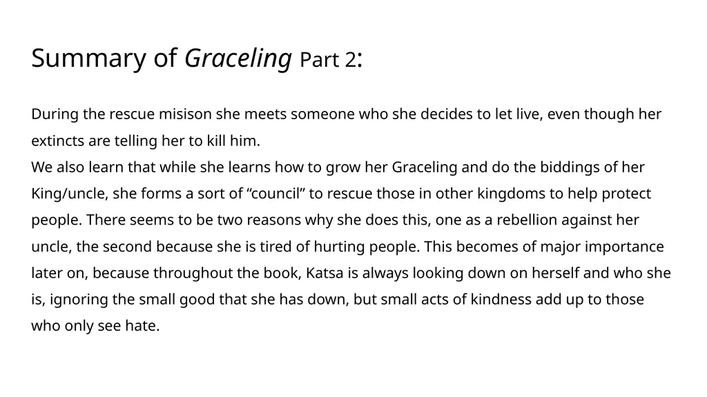 Graceling By Kristin Cashore Book Talk Kristin - slide 5 of 16