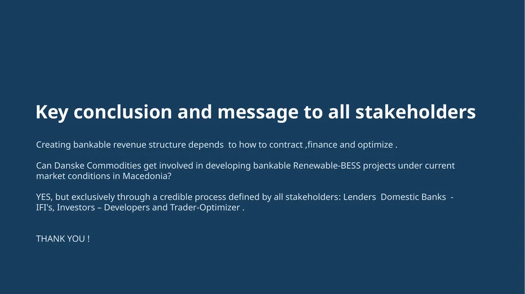 Experiences and Challenges in Financing Renewable - slide 33 of 34
