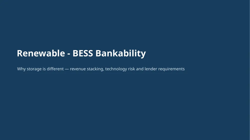Experiences and Challenges in Financing Renewable - slide 7 of 34