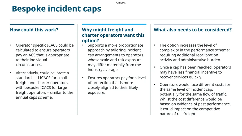 Performance scheme additional features Freight and - slide 11 of 15