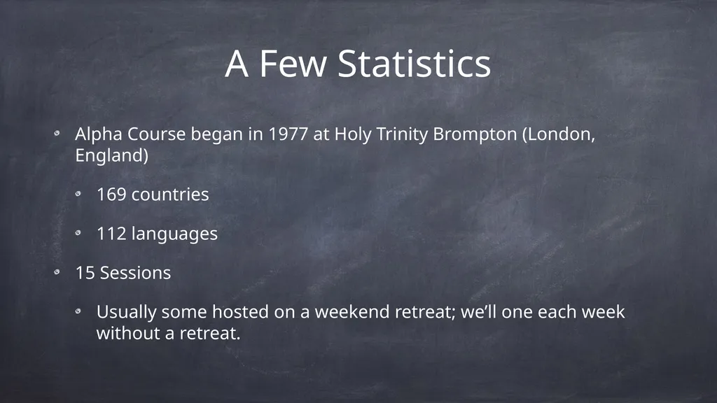 Introduction to the Alpha Course Sign-In Sheet - slide 7 of 15