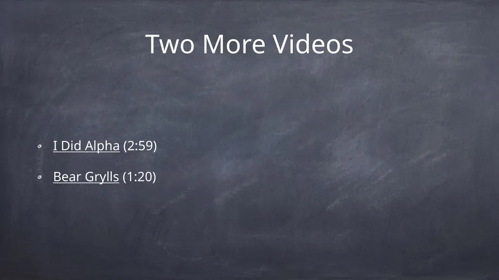Introduction to the Alpha Course Sign-In Sheet - slide 14 of 15