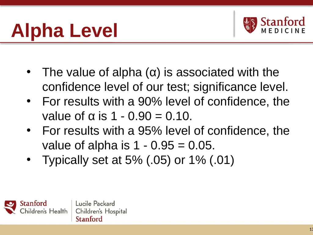 Hypothesis Testing: Minding your Ps and Qs and - slide 13 of 26