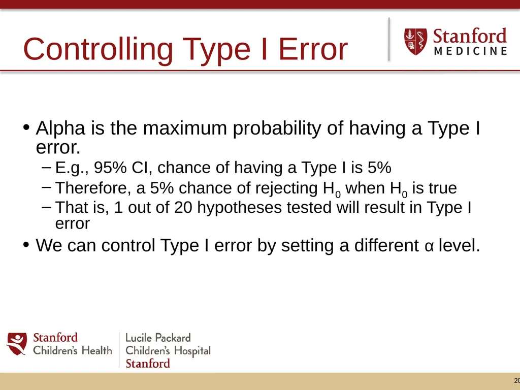 Hypothesis Testing: Minding your Ps and Qs and - slide 20 of 26