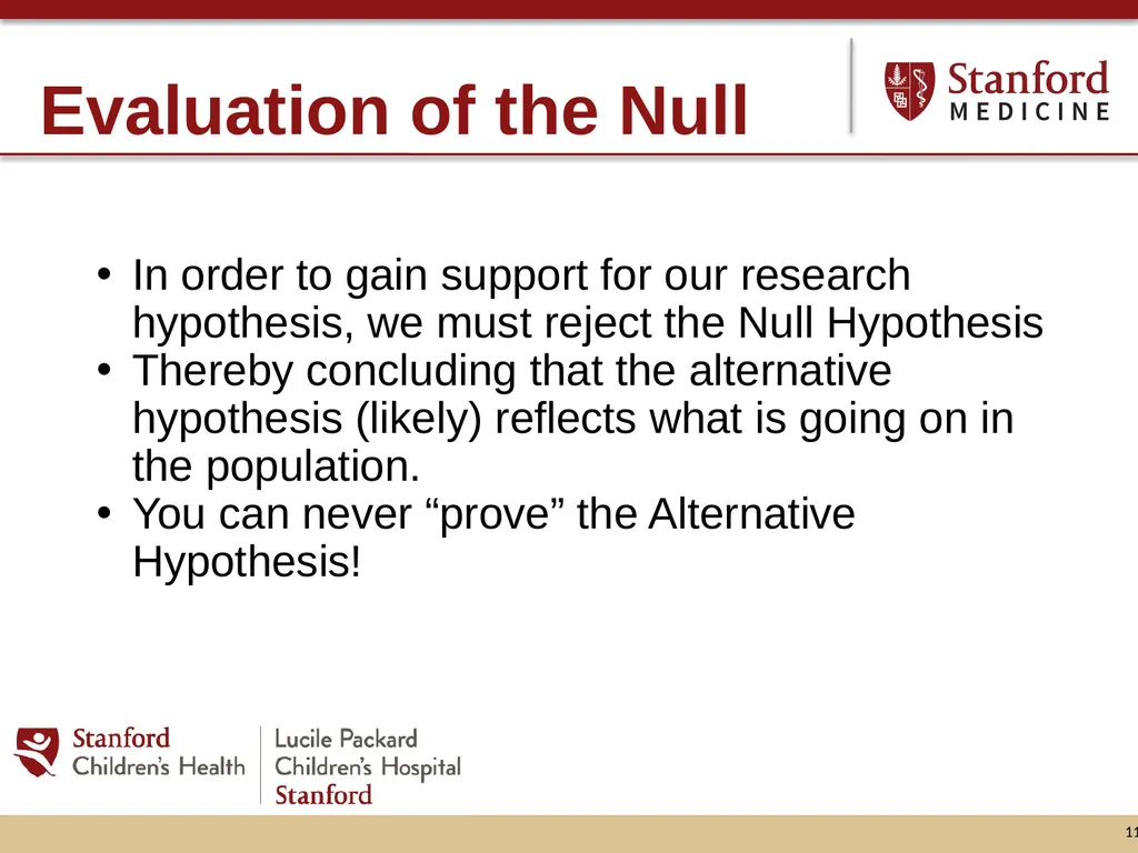 Hypothesis Testing: Minding your Ps and Qs and - slide 11 of 26