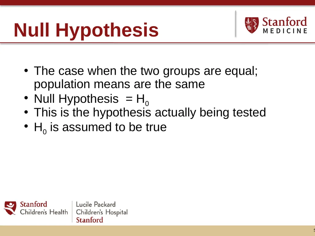 Hypothesis Testing: Minding your Ps and Qs and - slide 5 of 26