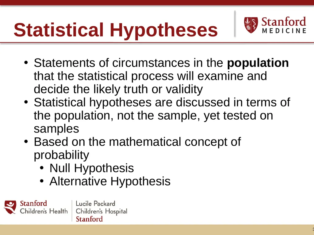 Hypothesis Testing: Minding your Ps and Qs and - slide 3 of 26