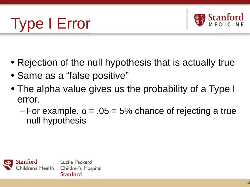 Hypothesis Testing: Minding your Ps and Qs and - slide 18 of 26