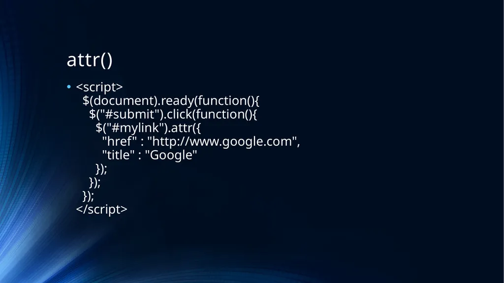 Web Programming Language Week 7 Dom Manipulation - slide 12 of 33