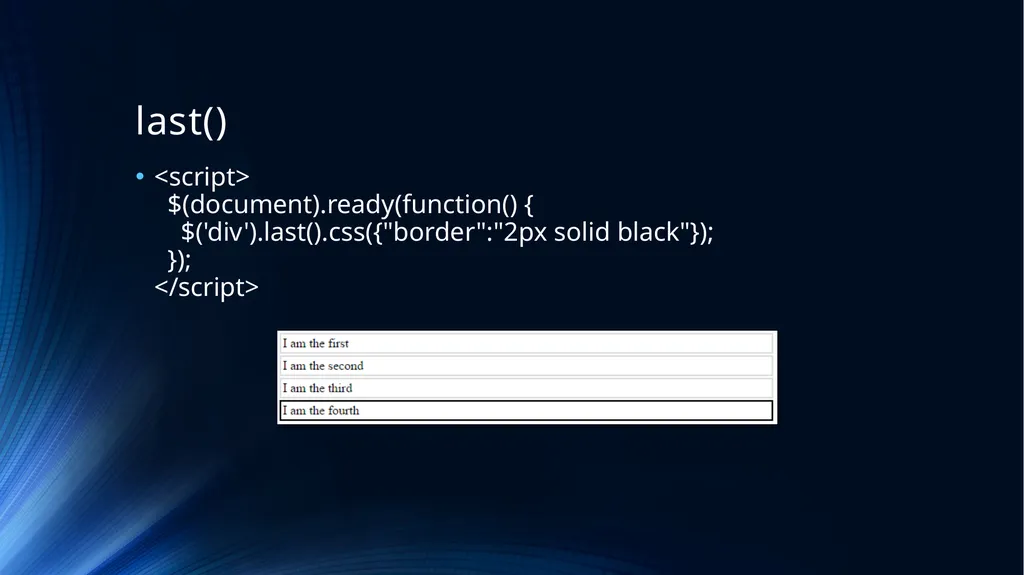 Web Programming Language Week 7 Dom Manipulation - slide 30 of 33