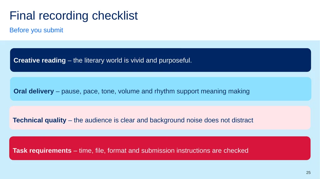 Symbols to support learning Listen Class - slide 25 of 28