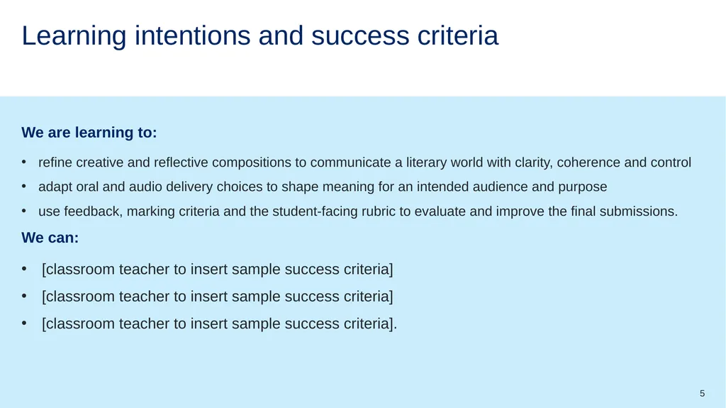 Symbols to support learning Listen Class - slide 5 of 28