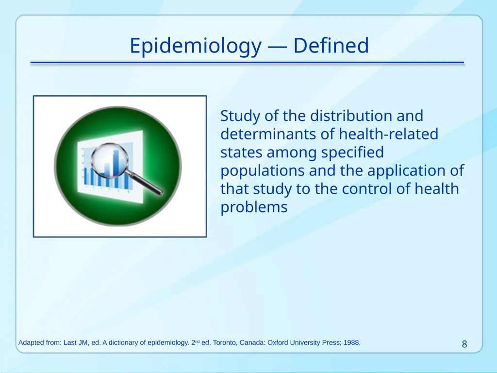 Public Health 101 Series Instructor name Title - slide 8 of 61