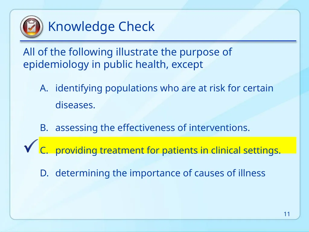 Public Health 101 Series Instructor name Title - slide 11 of 61