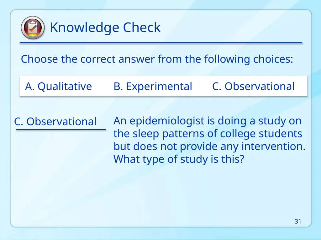Public Health 101 Series Instructor name Title - slide 31 of 61