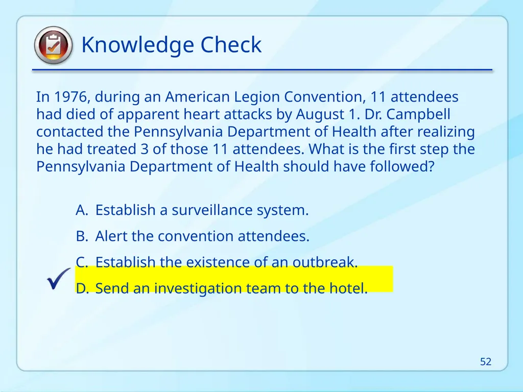 Public Health 101 Series Instructor name Title - slide 52 of 61