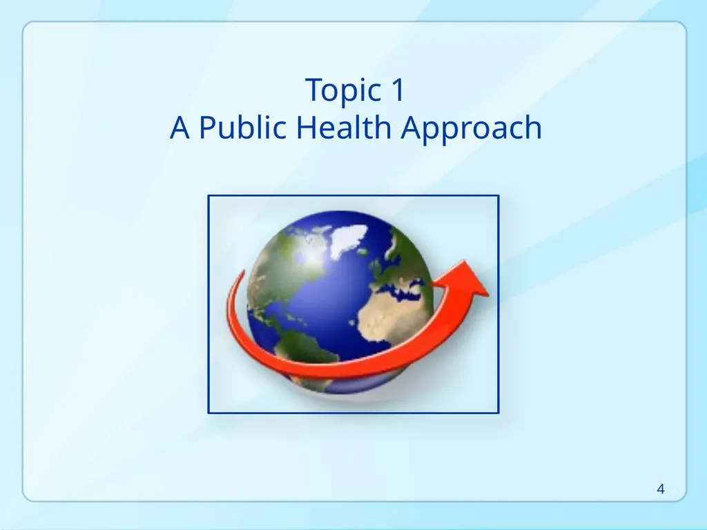 Public Health 101 Series Instructor name Title - slide 4 of 61