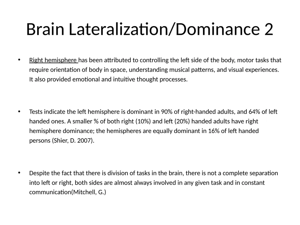 BRAIN RESEARCH INFORMATION RELATED TO TEACHING - slide 3 of 18