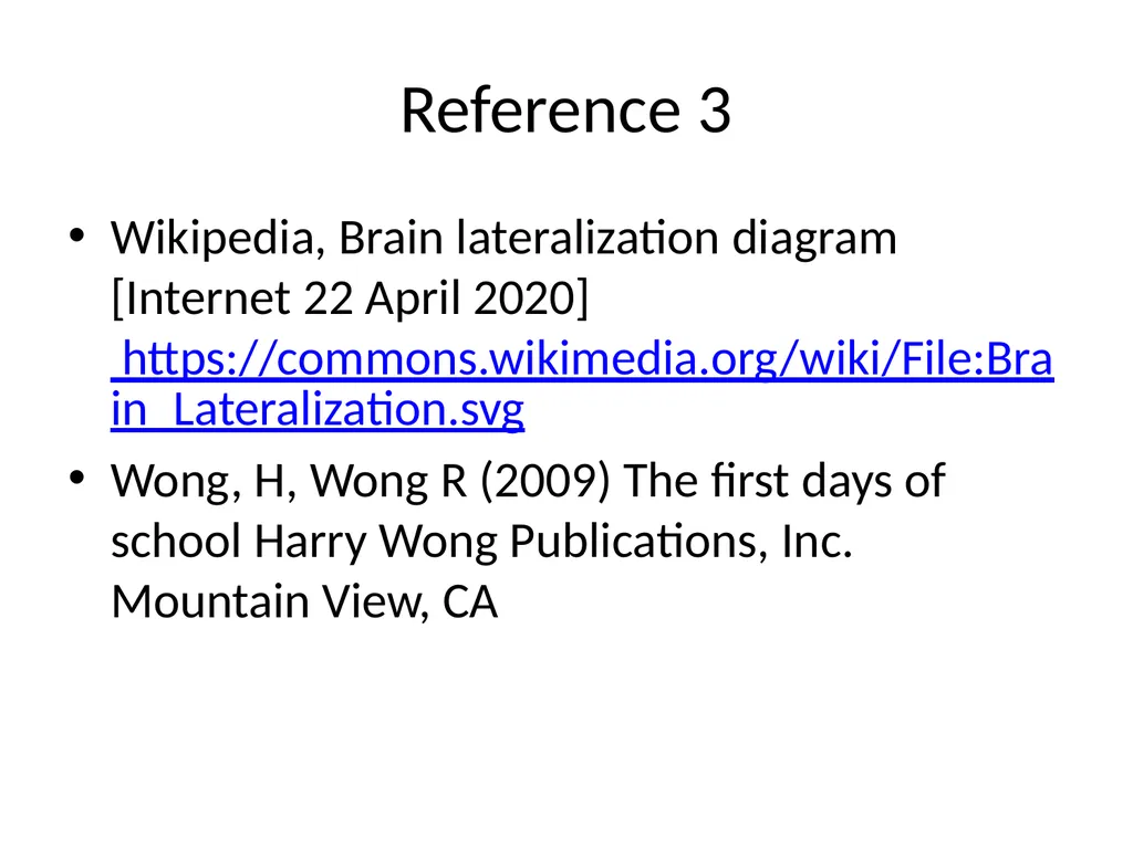 BRAIN RESEARCH INFORMATION RELATED TO TEACHING - slide 18 of 18