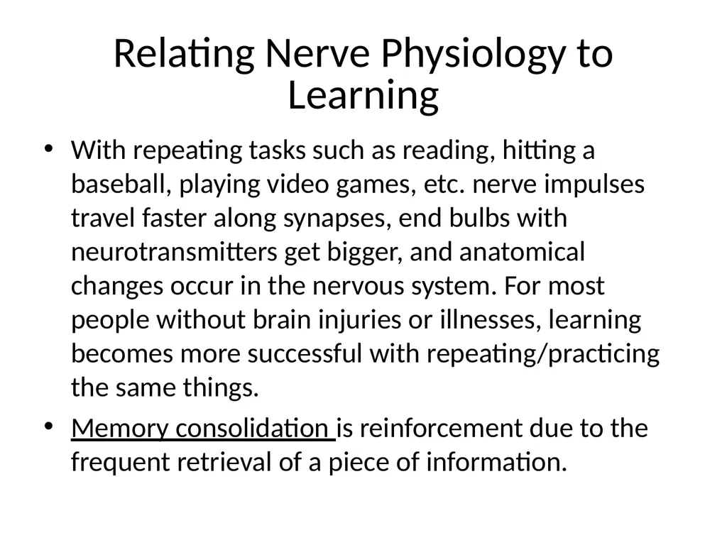 BRAIN RESEARCH INFORMATION RELATED TO TEACHING - slide 11 of 18