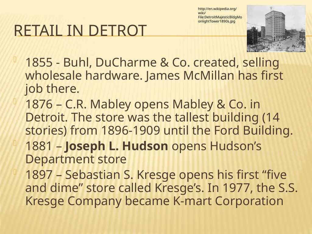 Industrial detroit 1860-1900 Detroit becomes a - slide 71 of 99
