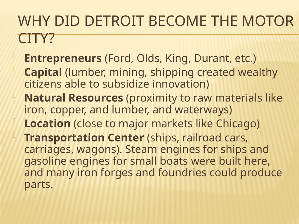Industrial detroit 1860-1900 Detroit becomes a - slide 81 of 99