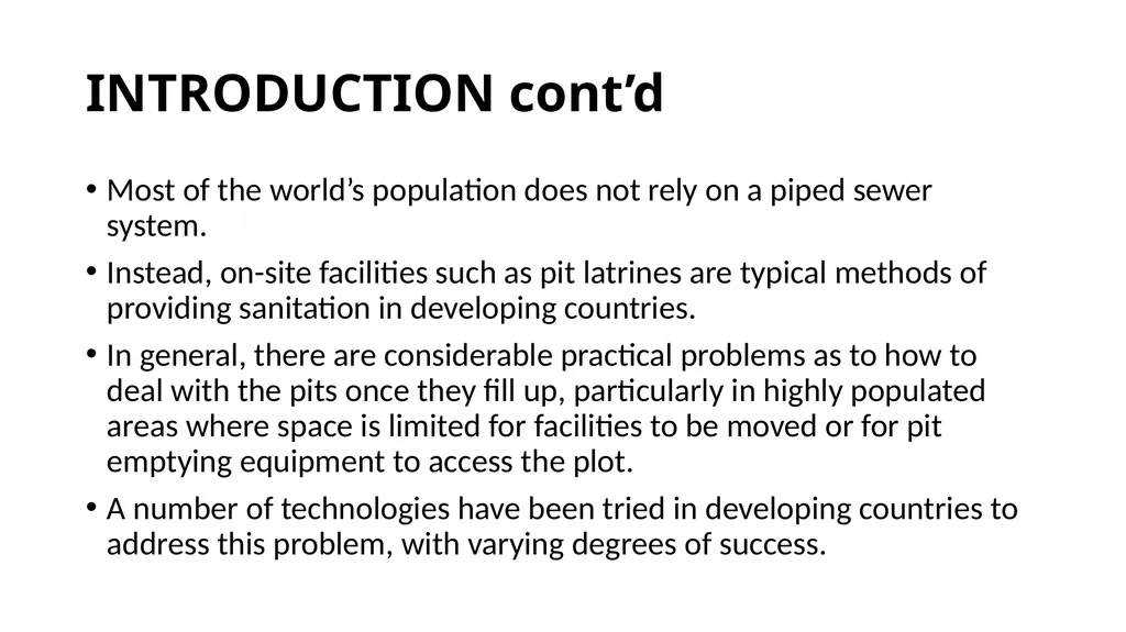 PIT LATRINE EMPTYING PROTOCOLS AND GUIDELINES - slide 5 of 38