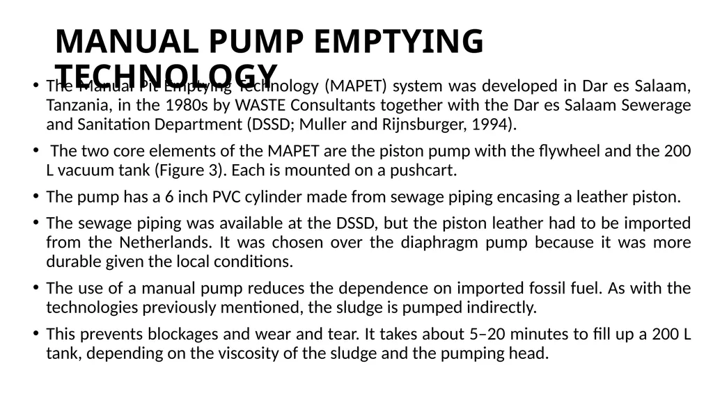 PIT LATRINE EMPTYING PROTOCOLS AND GUIDELINES - slide 19 of 38