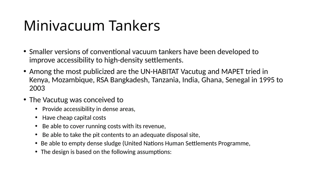 PIT LATRINE EMPTYING PROTOCOLS AND GUIDELINES - slide 15 of 38