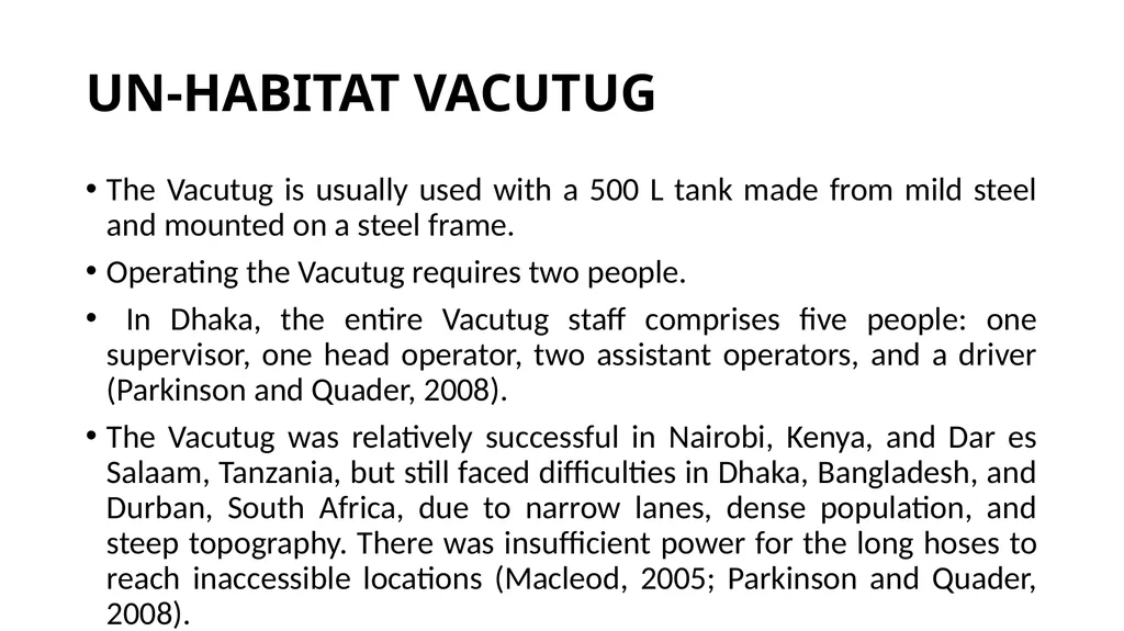 PIT LATRINE EMPTYING PROTOCOLS AND GUIDELINES - slide 17 of 38