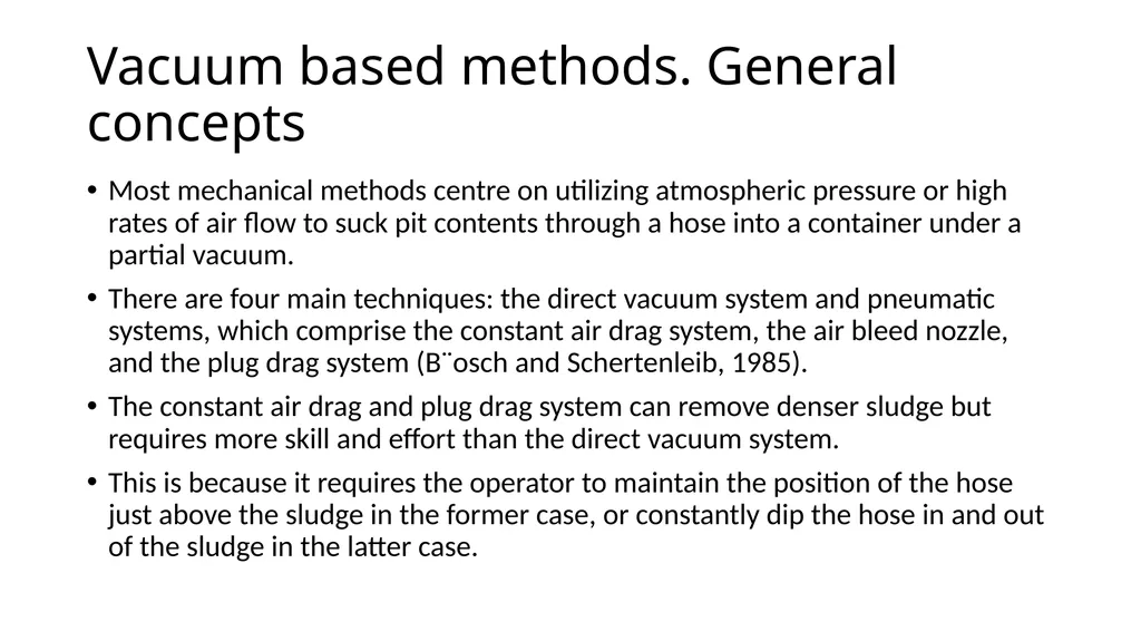 PIT LATRINE EMPTYING PROTOCOLS AND GUIDELINES - slide 11 of 38