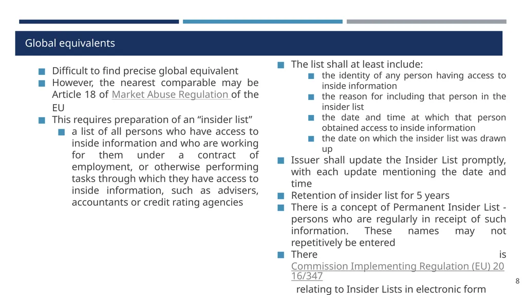 Structured Digital Database under PIT Regulations - slide 8 of 32