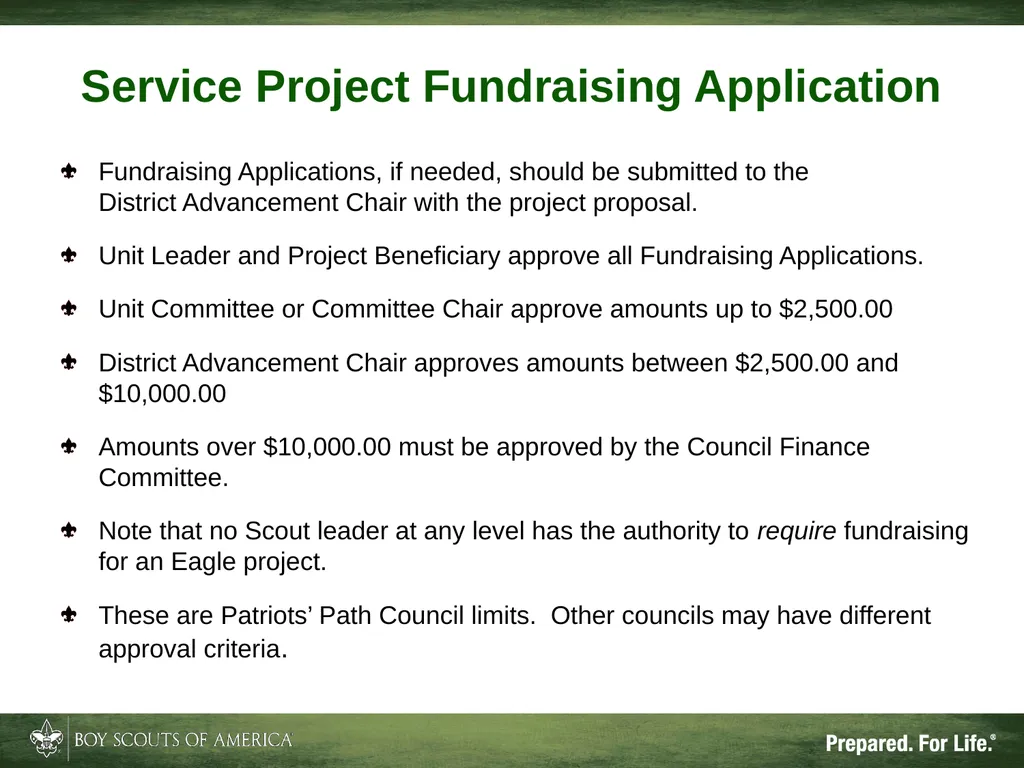 Patriots’ Path Council, BSA The Unit Eagle Mentor - slide 21 of 33