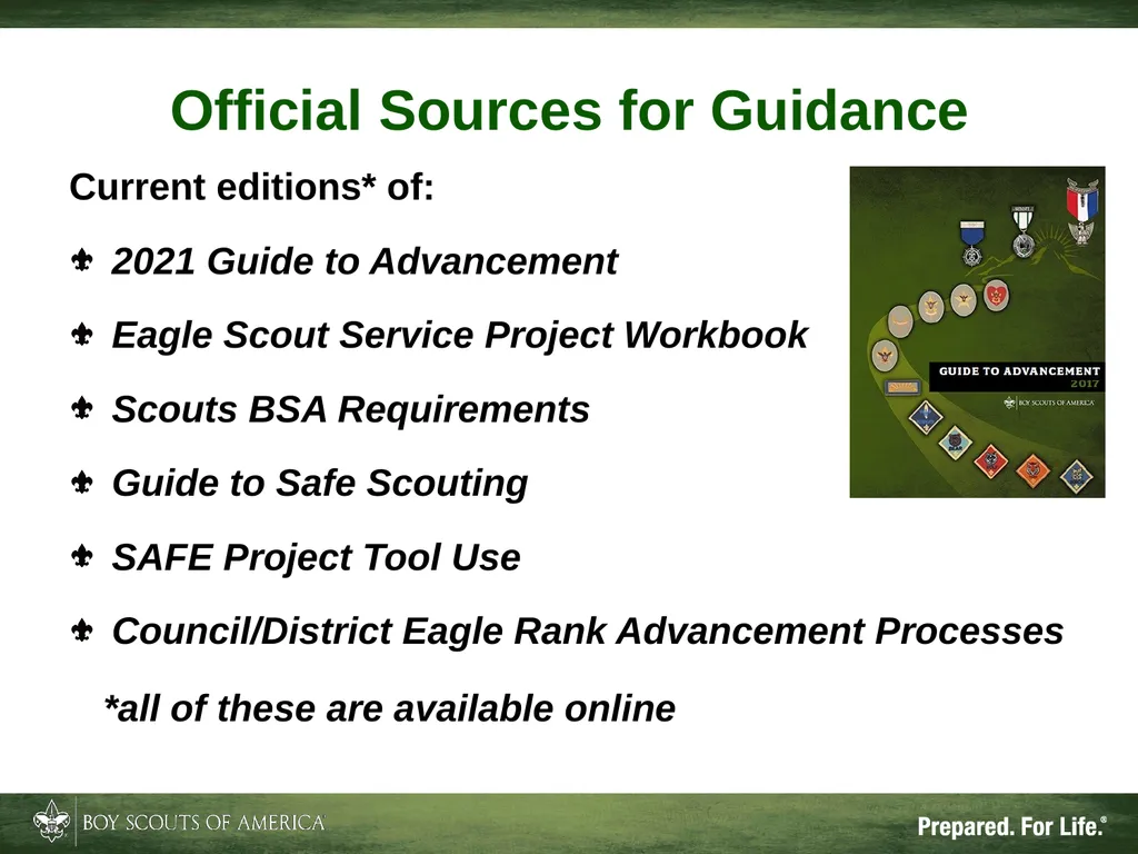 Patriots’ Path Council, BSA The Unit Eagle Mentor - slide 6 of 33