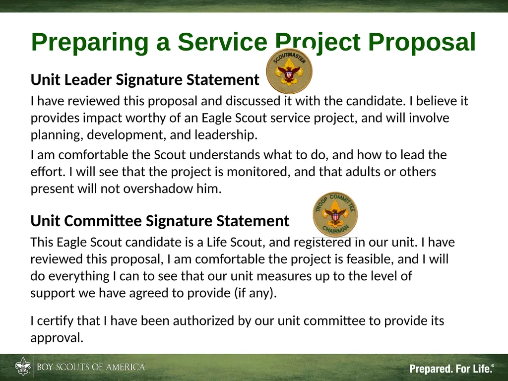 Patriots’ Path Council, BSA The Unit Eagle Mentor - slide 19 of 33