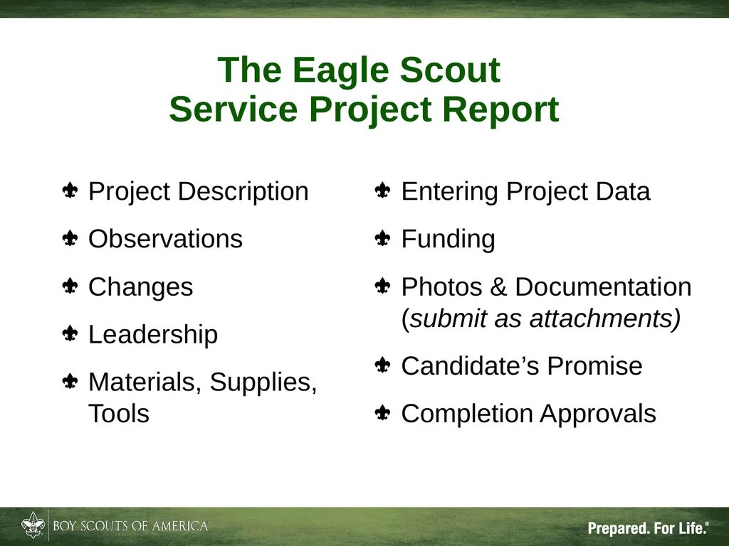 Patriots’ Path Council, BSA The Unit Eagle Mentor - slide 27 of 33