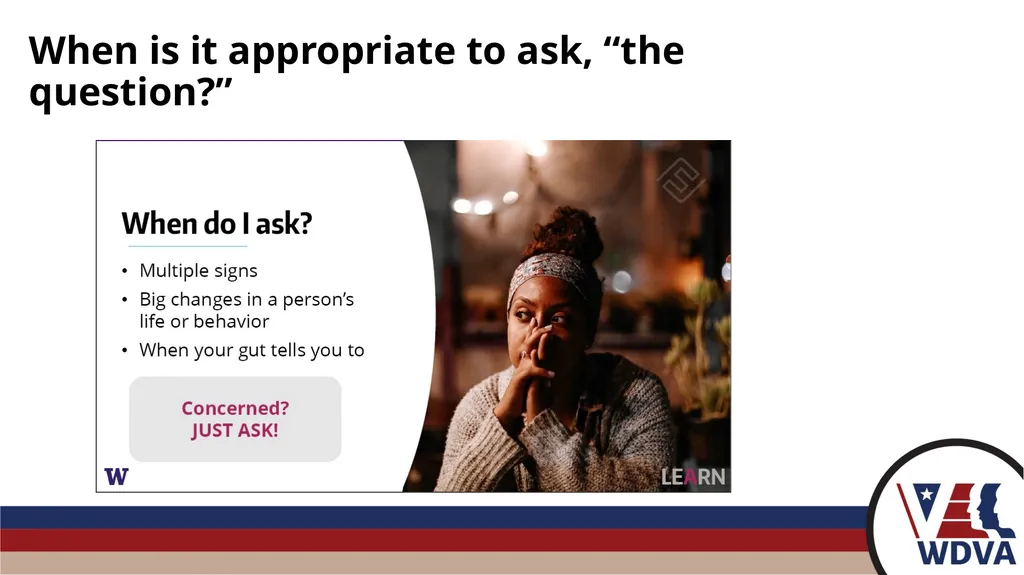 Suicide Prevention Program 1 Our Purpose We - slide 9 of 23