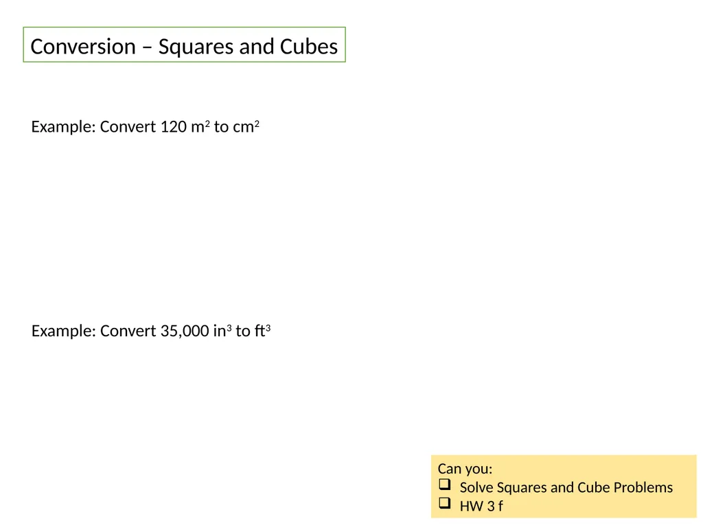 Overview/Topics Units (Imperial and Metric) - slide 4 of 12